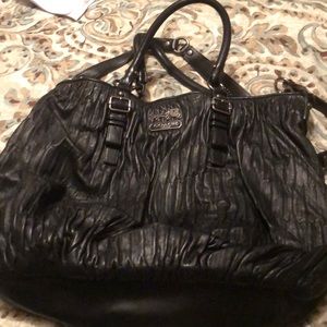 Authentic coach Black leather bag